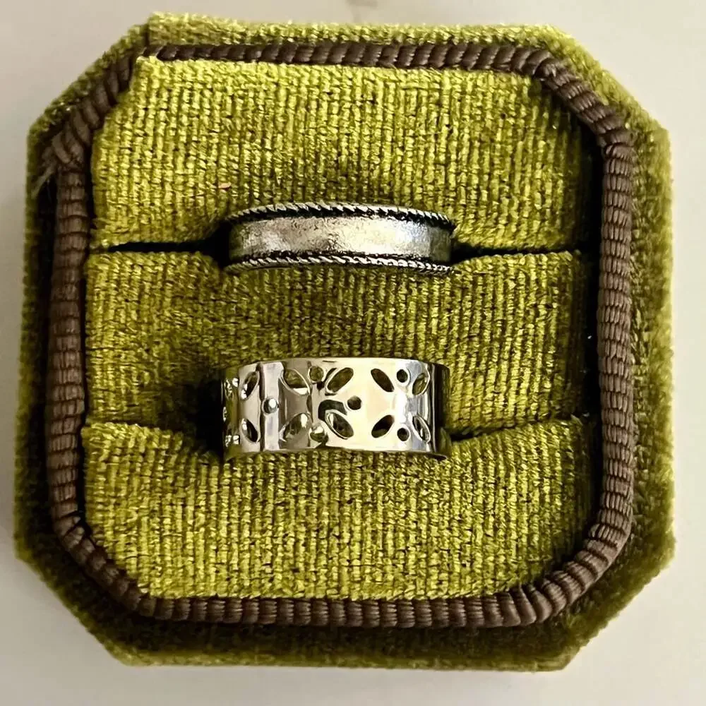 Vintage/Boho Sterling Silver Adjustable Toe Ring Set
